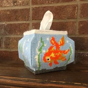 Fishbowl Tissue Box Cover